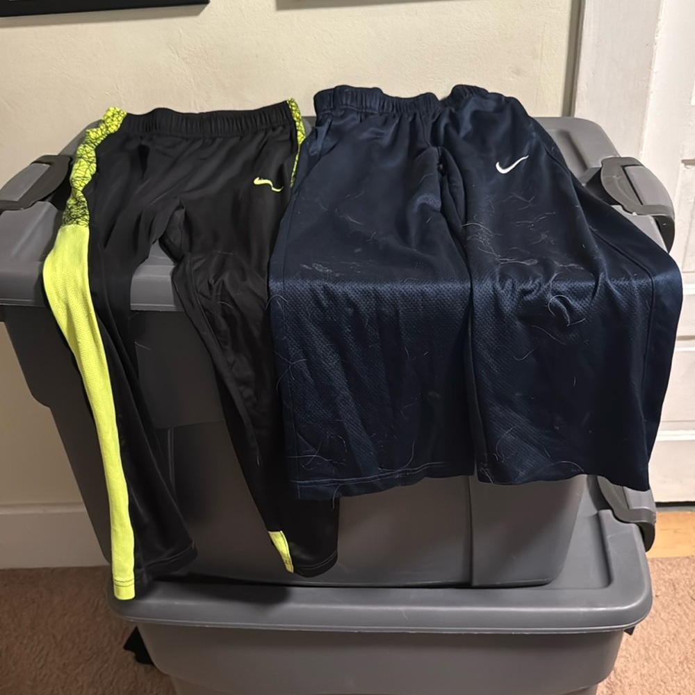 3 Nike dri fit items 2 pants and 1 long shirt